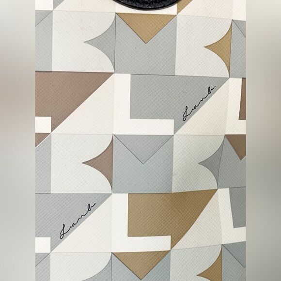 L.A.M.B. by Gwen Stefani Y2K Marsala Cambridge bowling bag style handbag - Picture 4 of 16